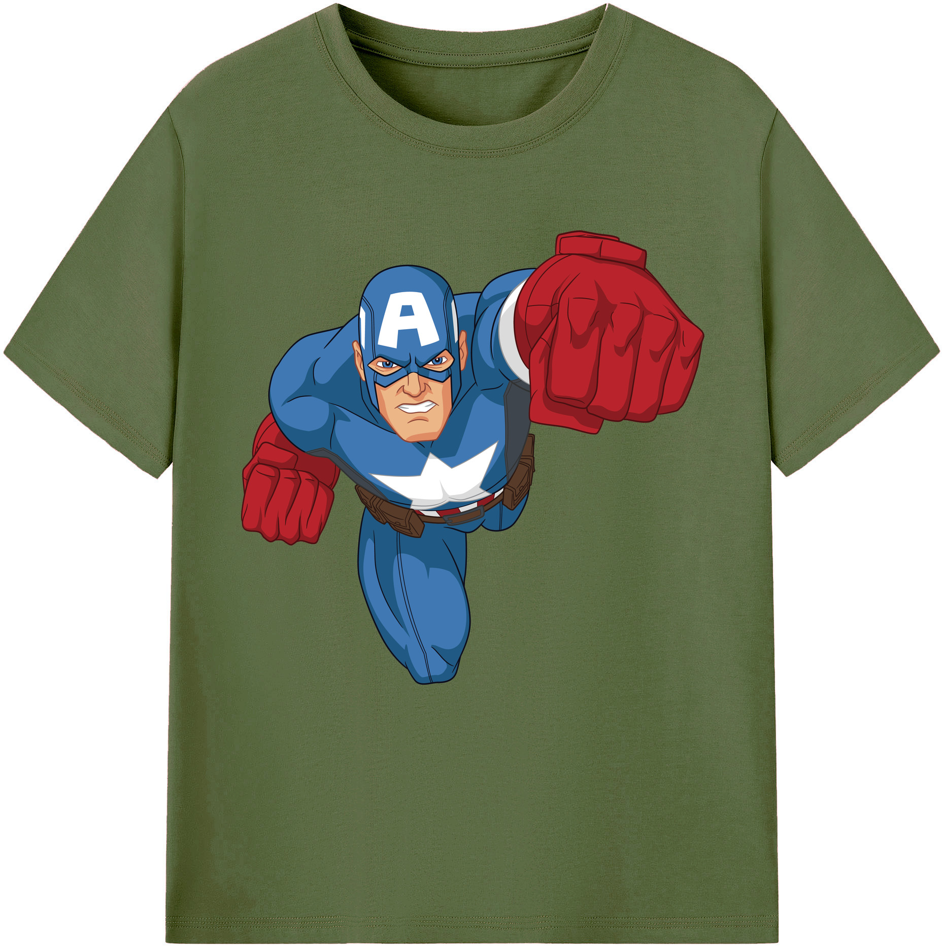 （画像用） アベンジャーズ The Avengers 綿100％半袖Tシャツ（フロントプリント）